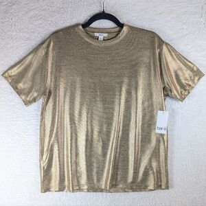 251-Bar‎ III Shiny Gold Tee